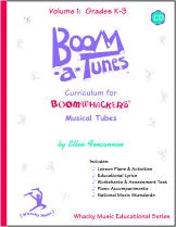 Boomwhackers Boom-a-Tunes Vol.1 metodo tubi sonori con CD
