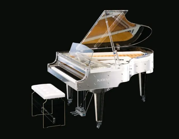Kawai CR-40 pianoforte a coda metacrilato trasparente