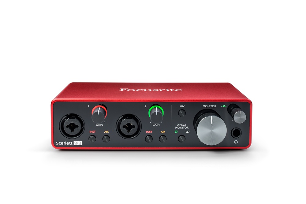 Focusrite Scarlett 2i2 Scheda Audio USB 2 Canali 192kHz