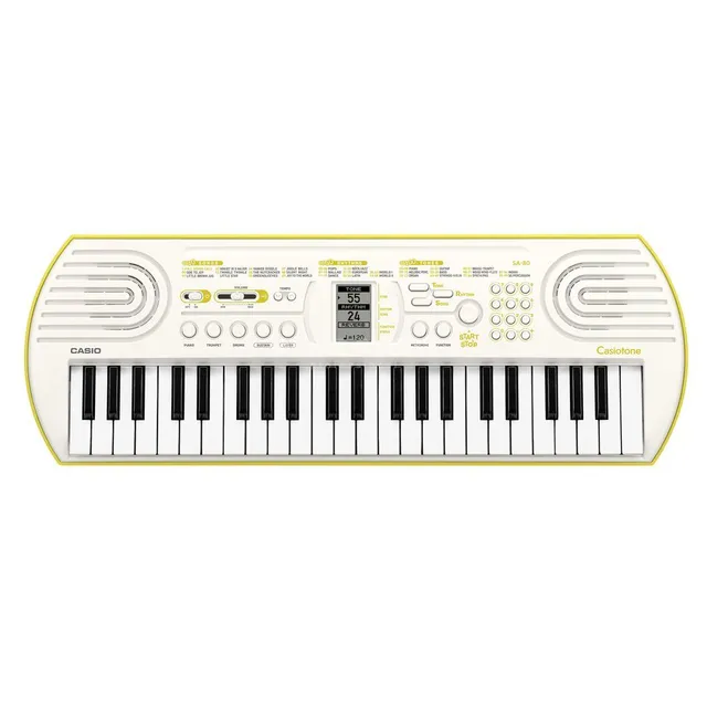 Casio SA-80WH Minitastiera 44 Tasti Bianca 100 Suoni