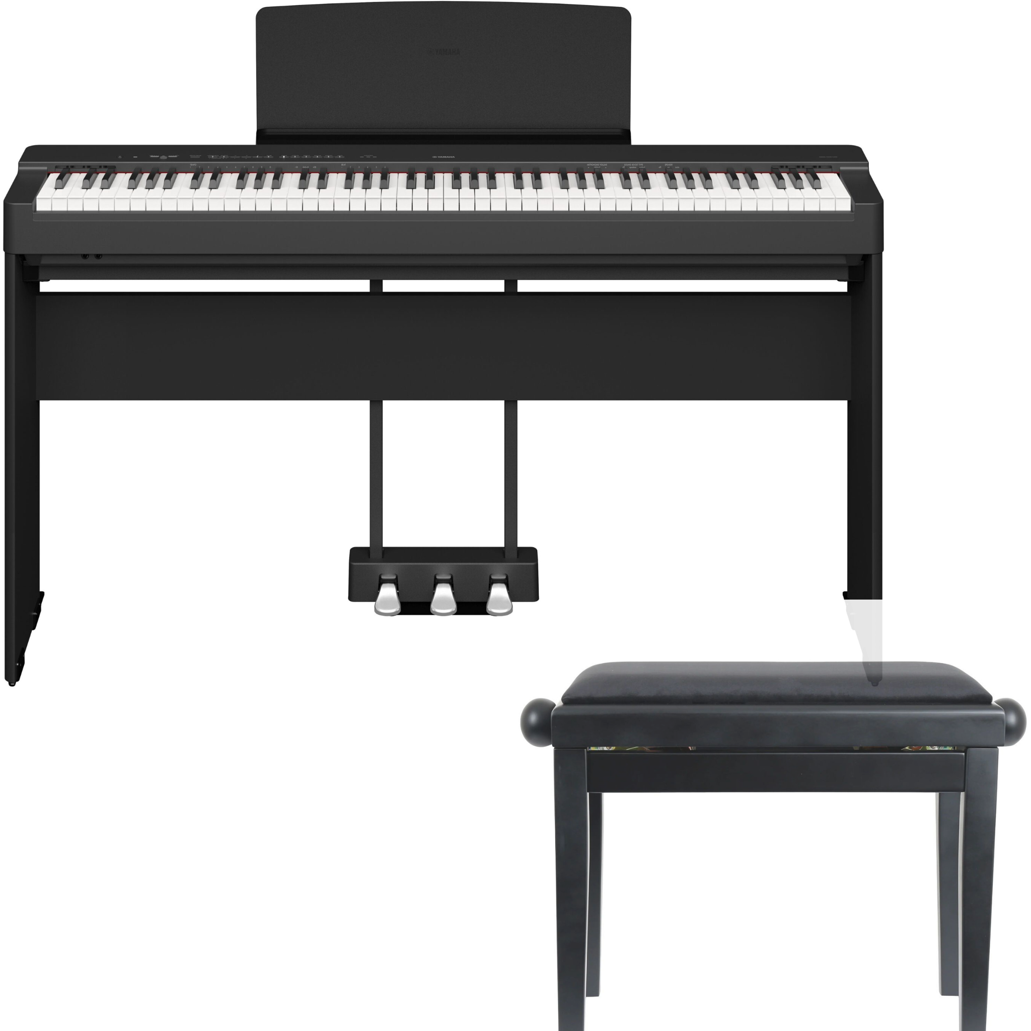 Yamaha P-225 pianoforte digitale bundle 88 tasti pesati