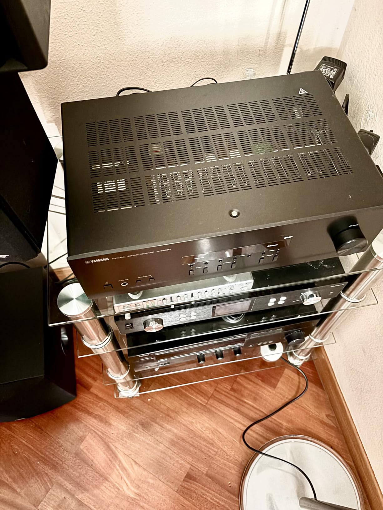 Yamaha R-S202D sintoamplificatore stereo nero Bluetooth
