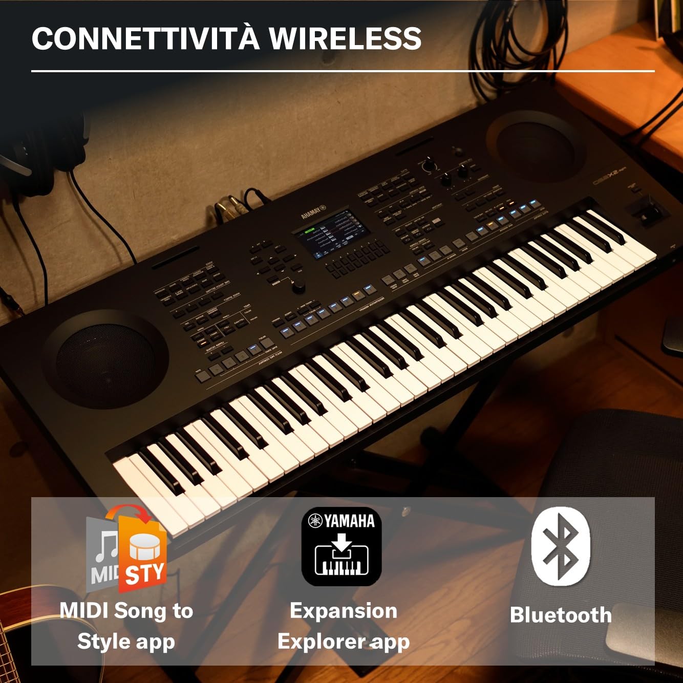 Yamaha PSR-SX620 tastiera arranger digitale nera 1000 suoni
