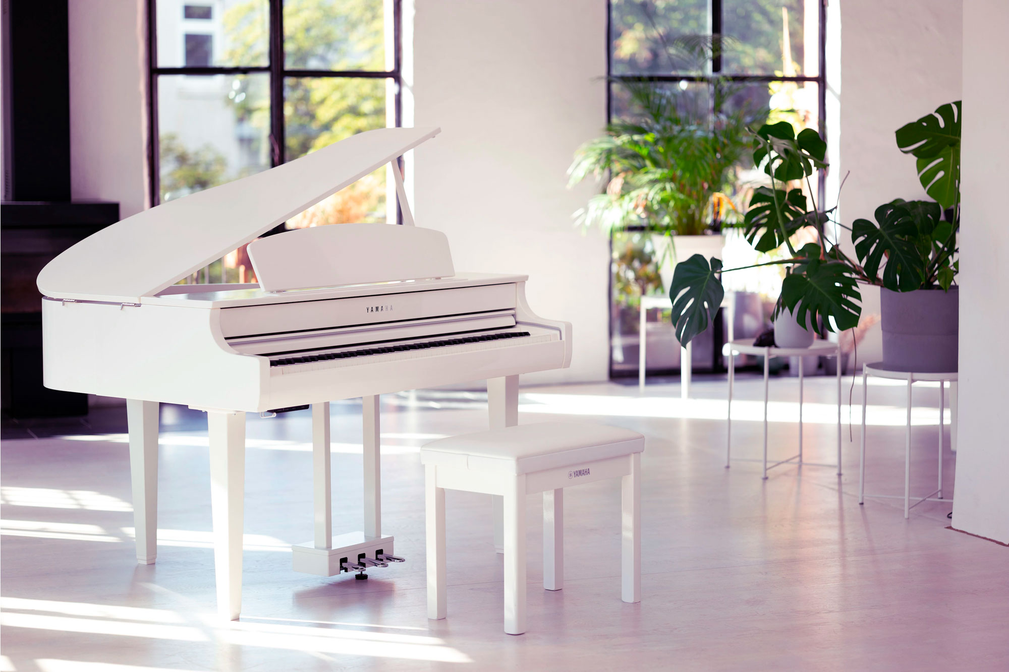 Yamaha Clavinova CLP865GP Pianoforte Digitale Bianco Lucido