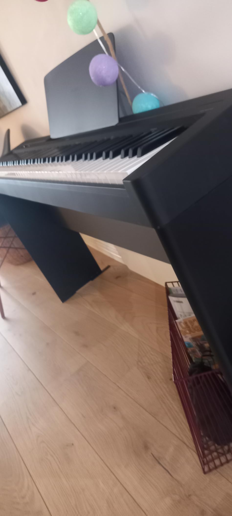 Yamaha L-100 supporto pianoforte digitale legno nero P-145