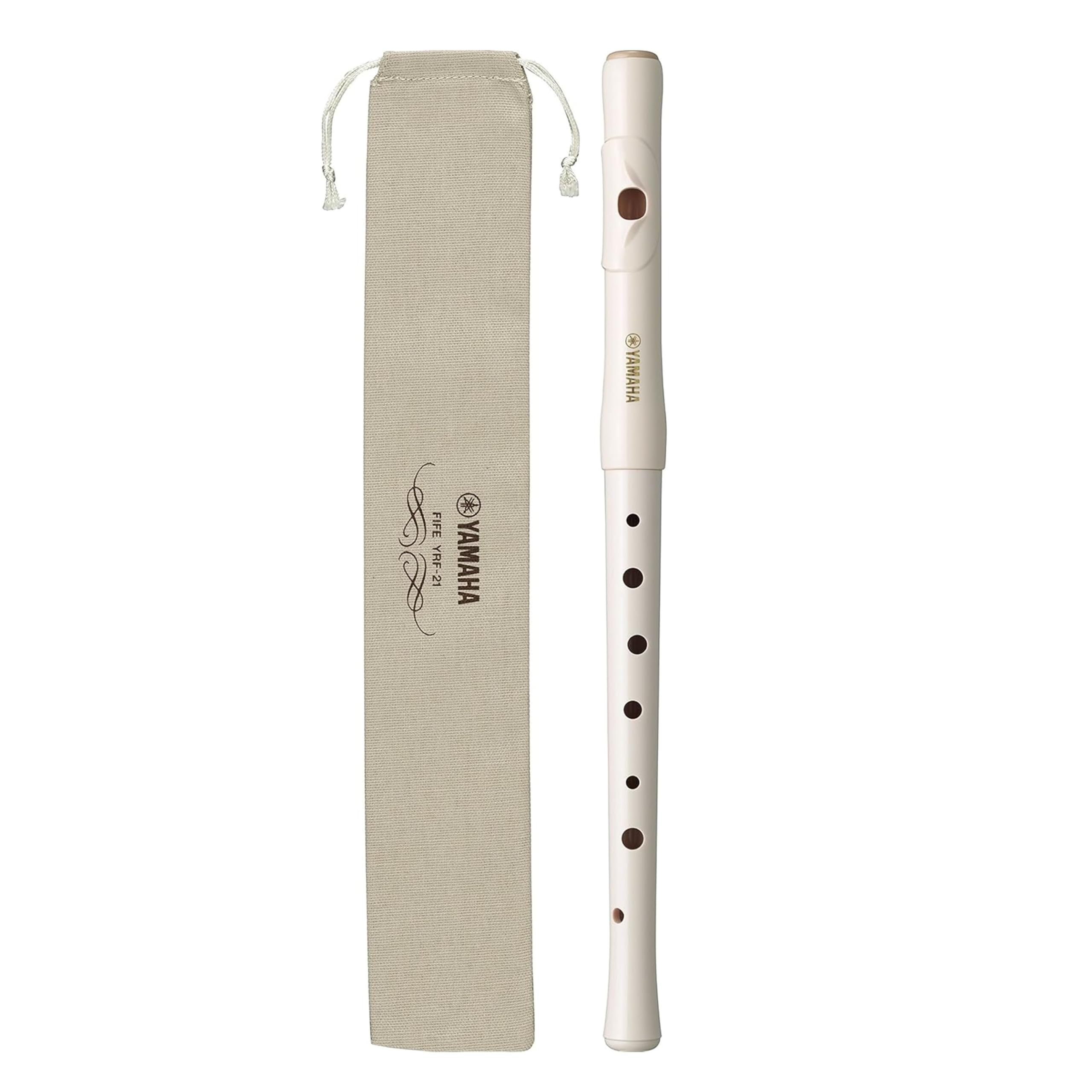 Yamaha YRF-21 piffero fife ABS bianco 2 pezzi