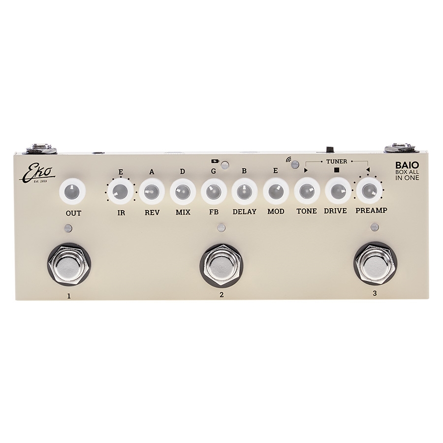 Eko Baio pedale multieffetto chitarra con IR bluetooth