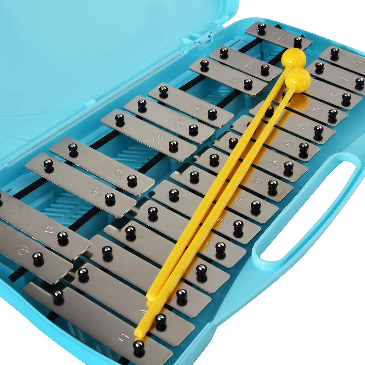 Glockenspiel metallofono 25 piastre cromate