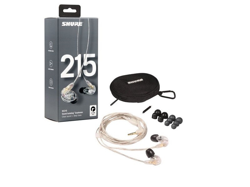 Shure SE215 auricolari in-ear monitor dinamici