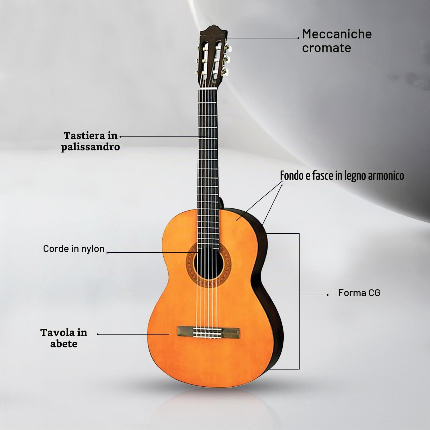 Yamaha C40II Chitarra Classica 4/4 Naturale Nylon