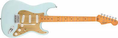 Fender Squier 40th Stratocaster chitarra elettrica Sonic Blue