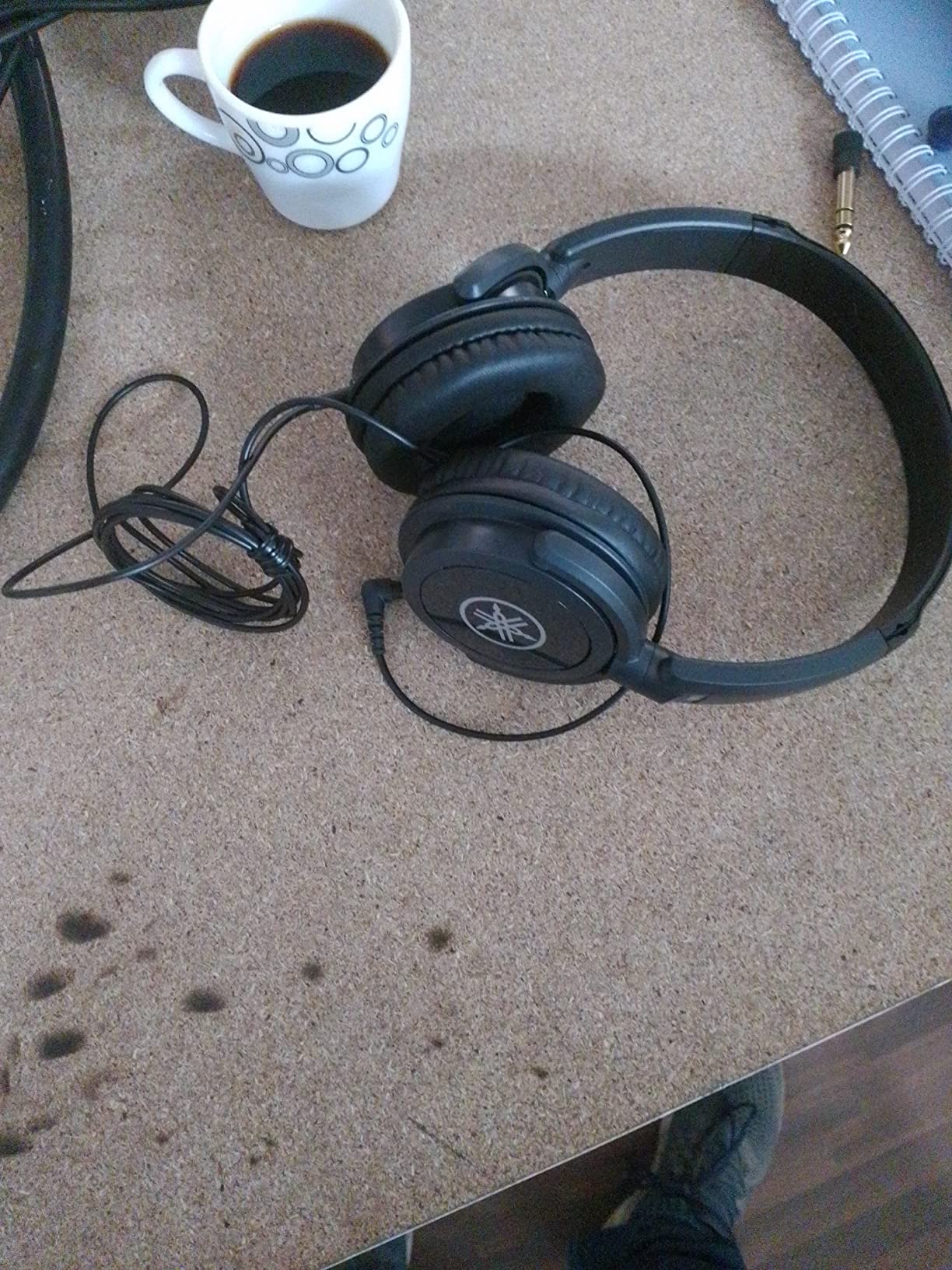 Yamaha HPH-100B Cuffie On Ear Nero suono dinamico