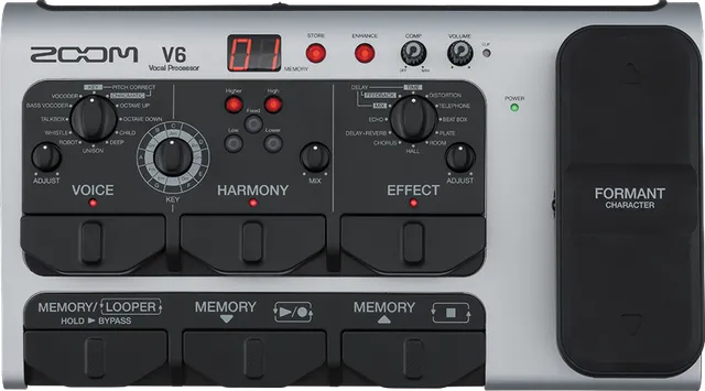 Zoom V6 vocal processor effetto voce per live