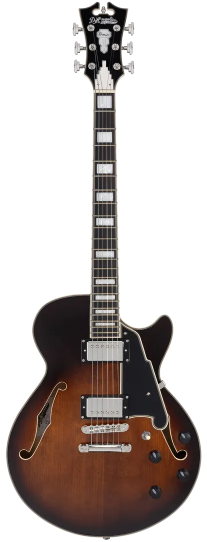 D'Angelico Premier SS chitarra Brown Burst ex demo