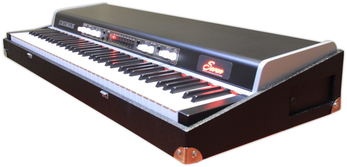Crumar Seven Piano elettrico vintage in legno portatile
