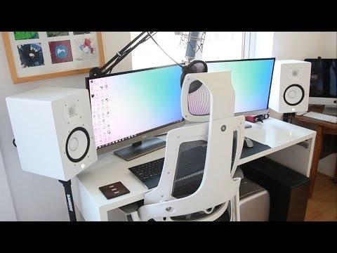 Yamaha HS7 monitor studio amplificato bianco 6.5" mix