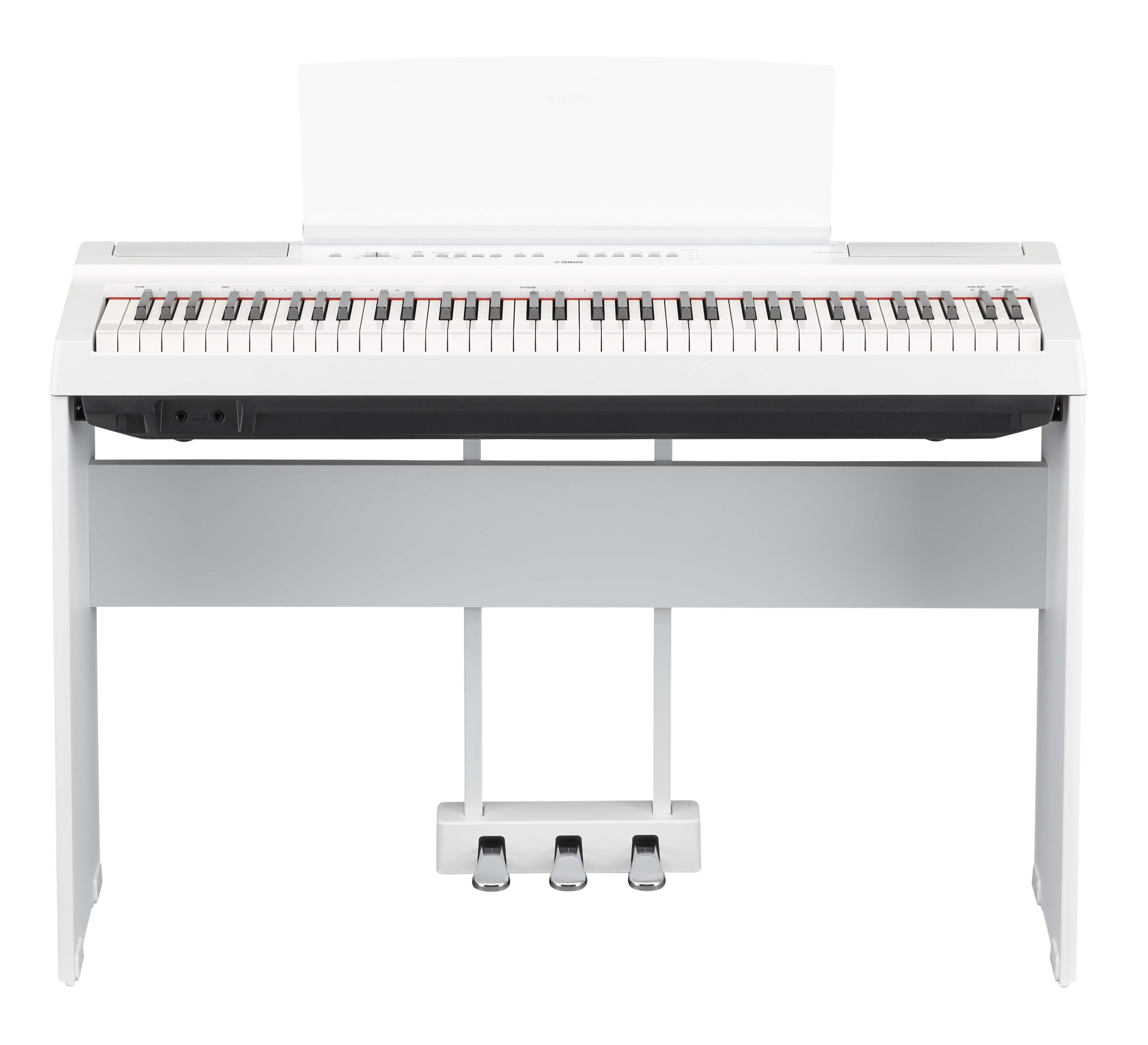 Yamaha P-121 WH pianoforte digitale 73 tasti bianchi bundle