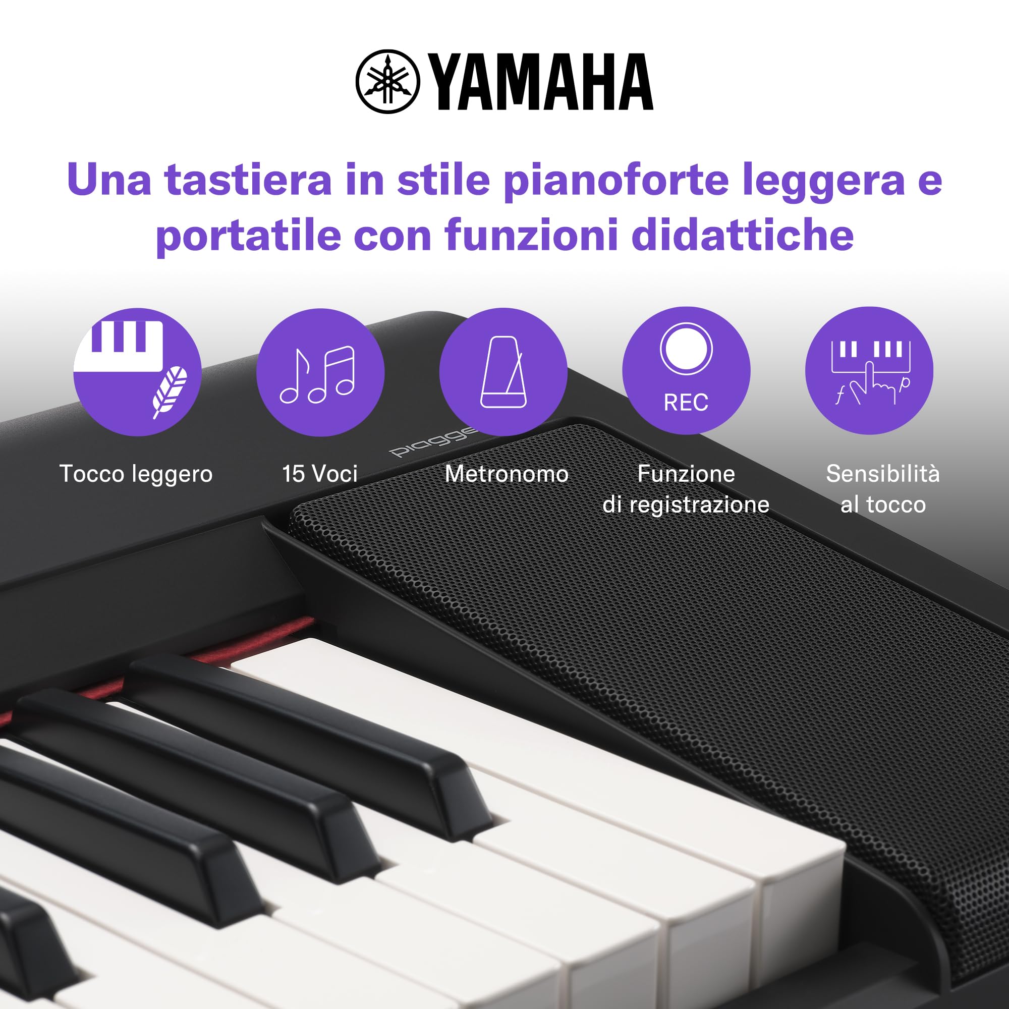 Yamaha NP-15B tastiera digitale 61 tasti nero 15 voci