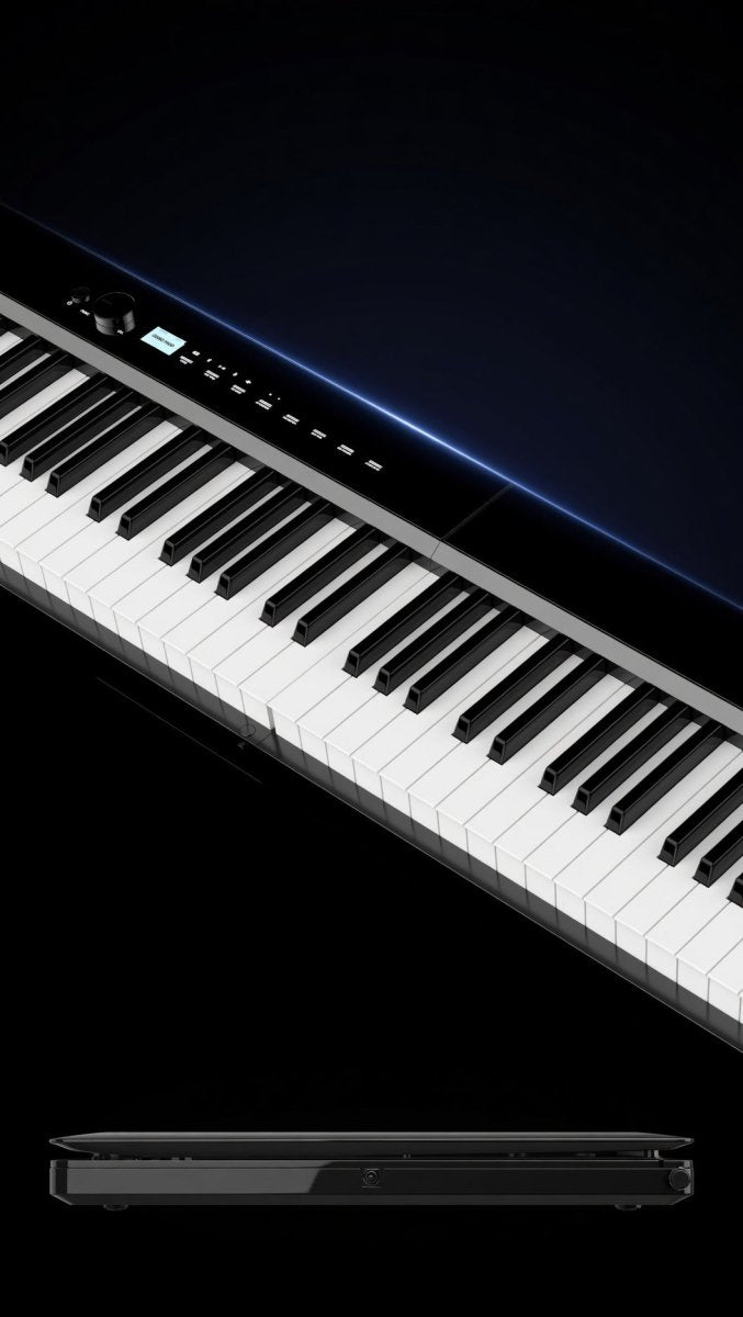 Terence V70 Pianoforte Pieghevole 88 Tasti Nero 50W
