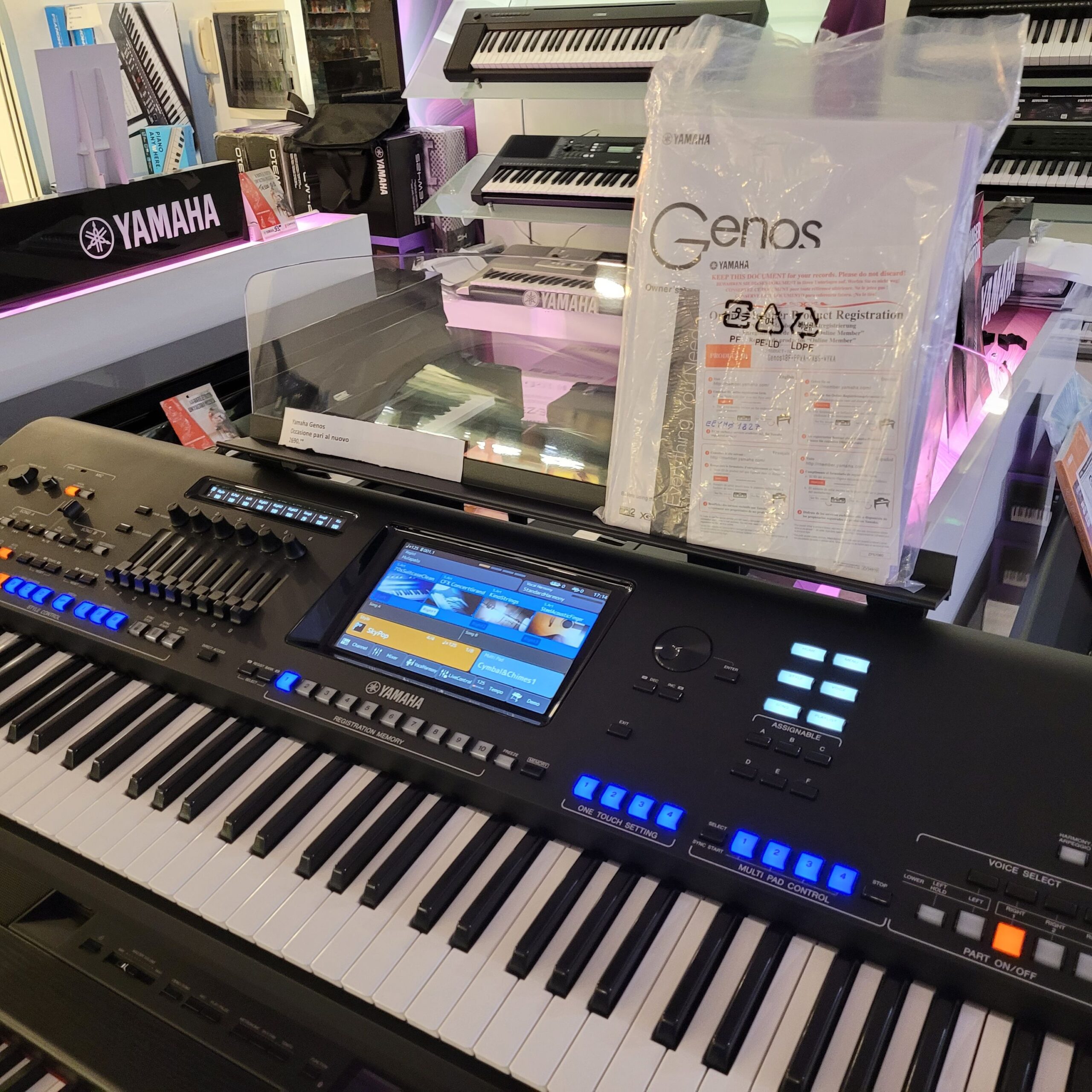 Yamaha Genos Tastiera Arranger 76 Tasti Occasione