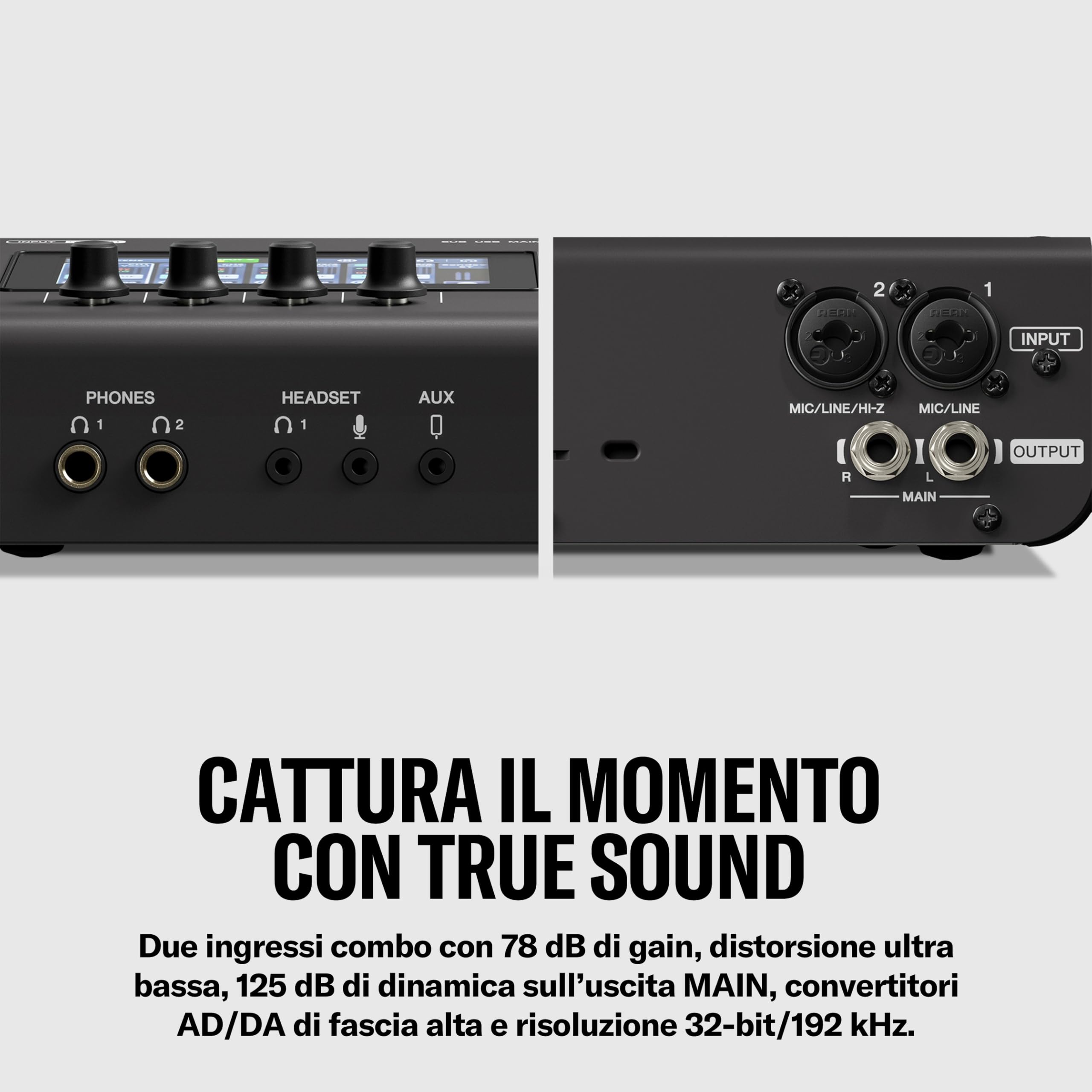 Yamaha URX22 Interfaccia Audio USB-C Bianca 32 bit Touch
