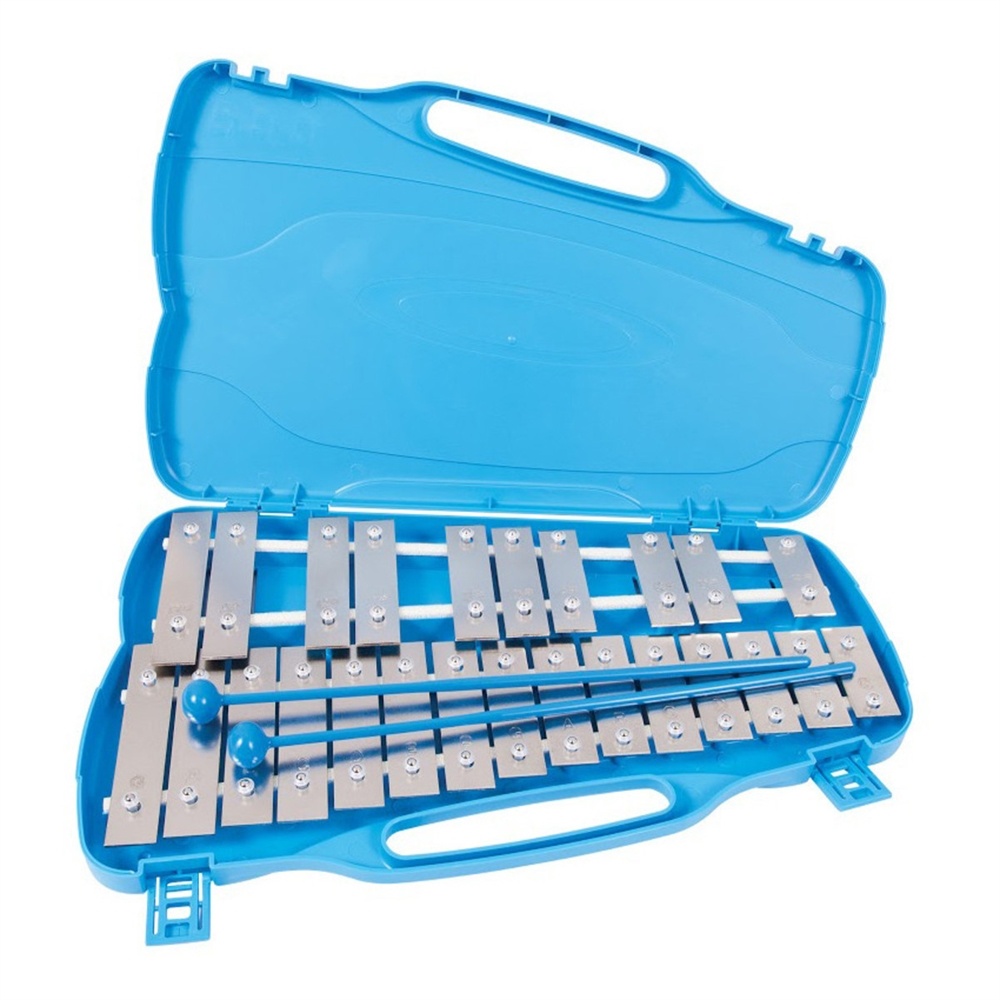 Glockenspiel metallofono 25 piastre cromate