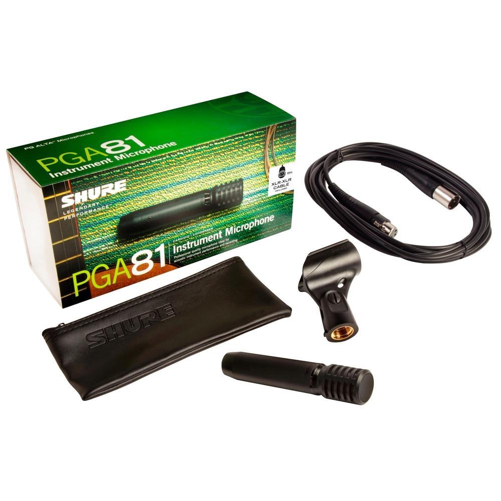 Shure PGA81 microfono condensatore cardioide con cavo XLR