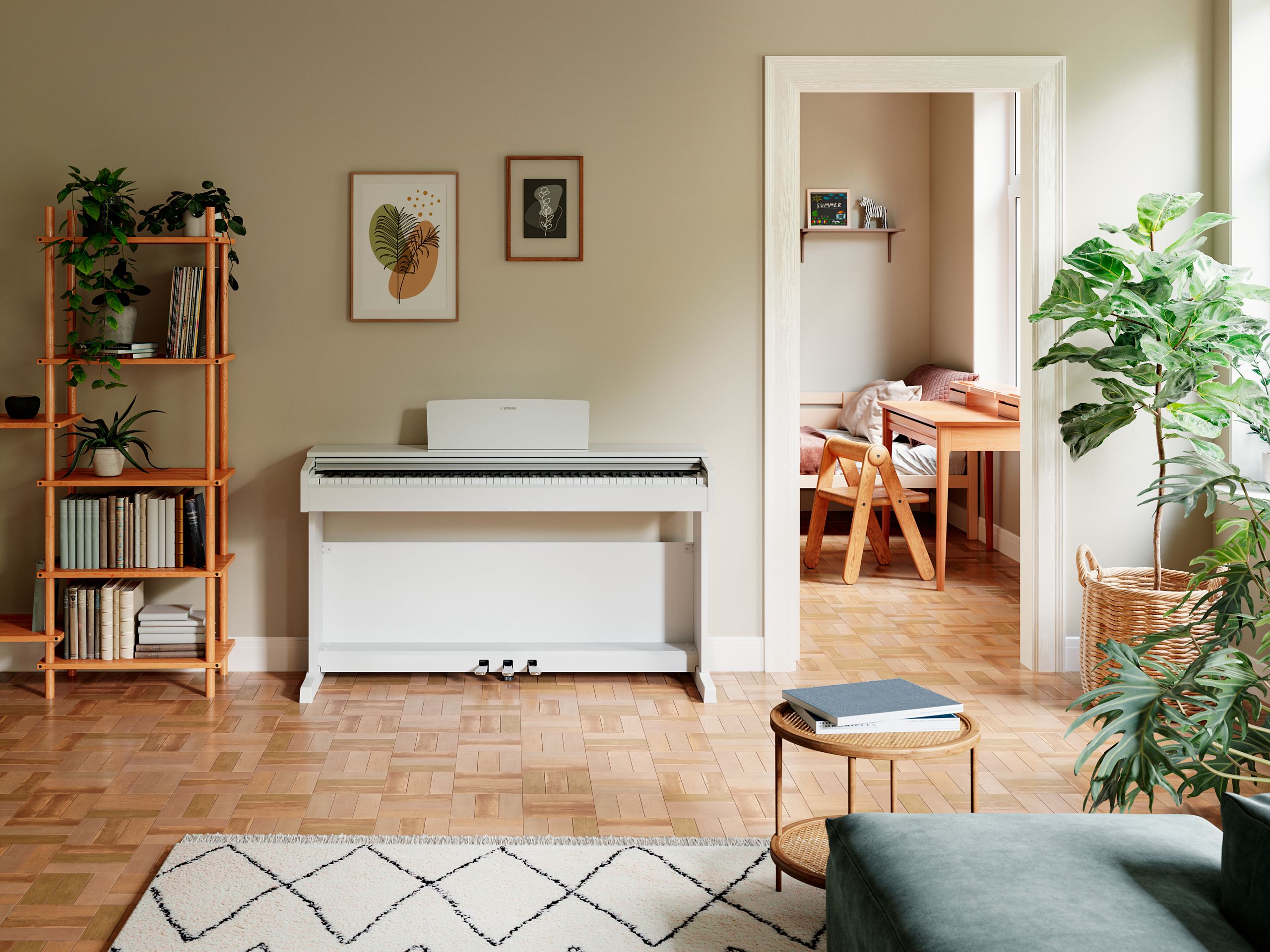 Yamaha Arius YDP-146WH pianoforte digitale bianco 88 tasti