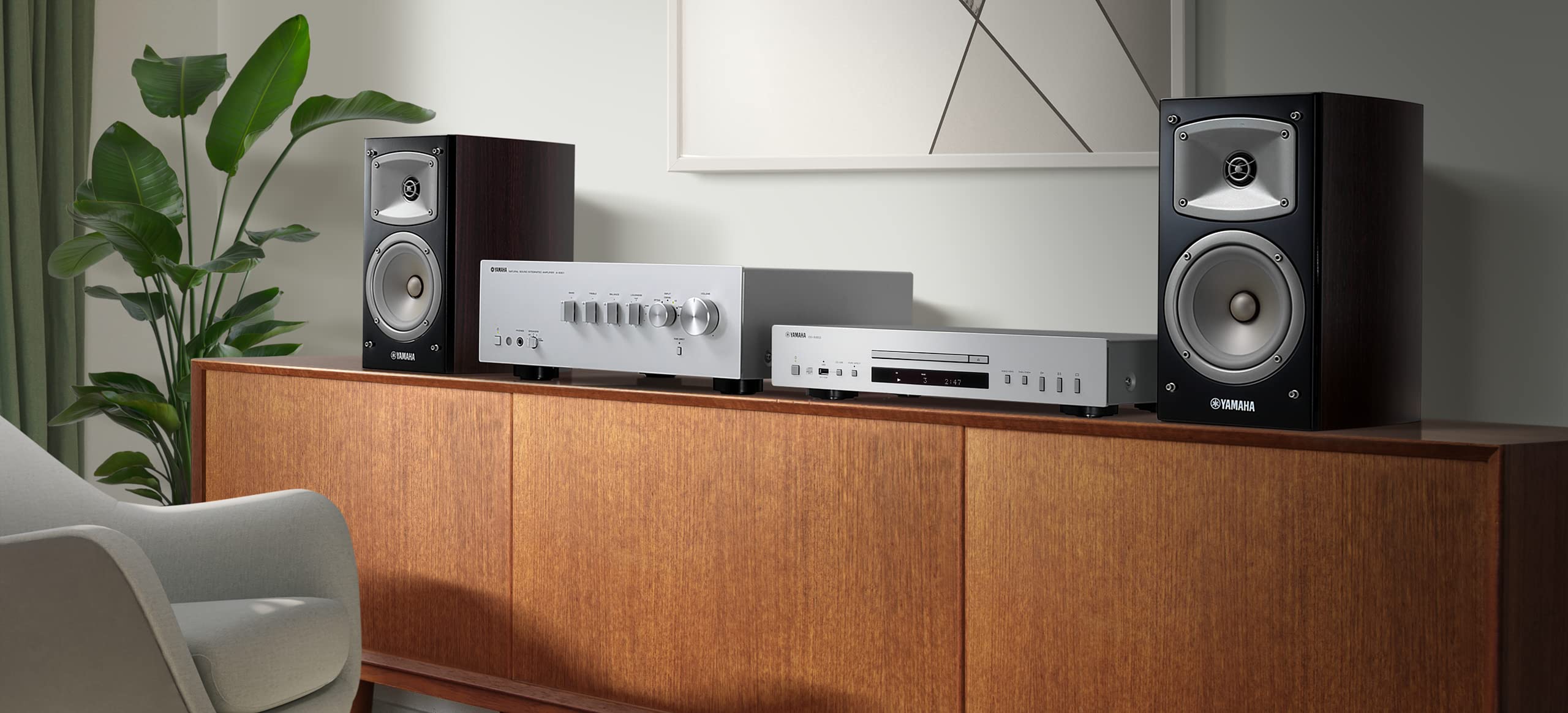 Yamaha CD-S303 Lettore CD USB Hi-Res Nero
