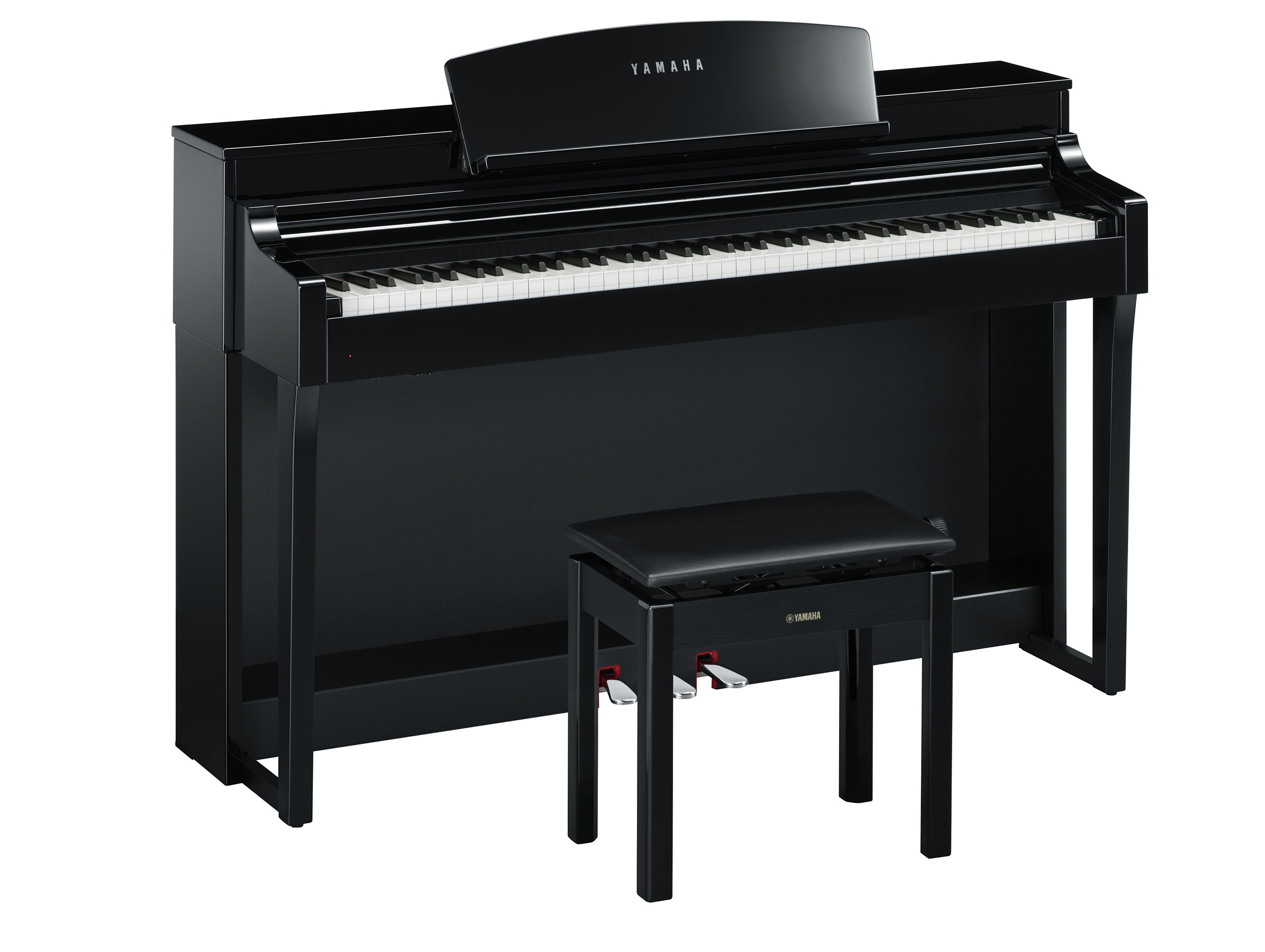 Yamaha Clavinova CSP-255 Pianoforte Digitale Nero Lucido
