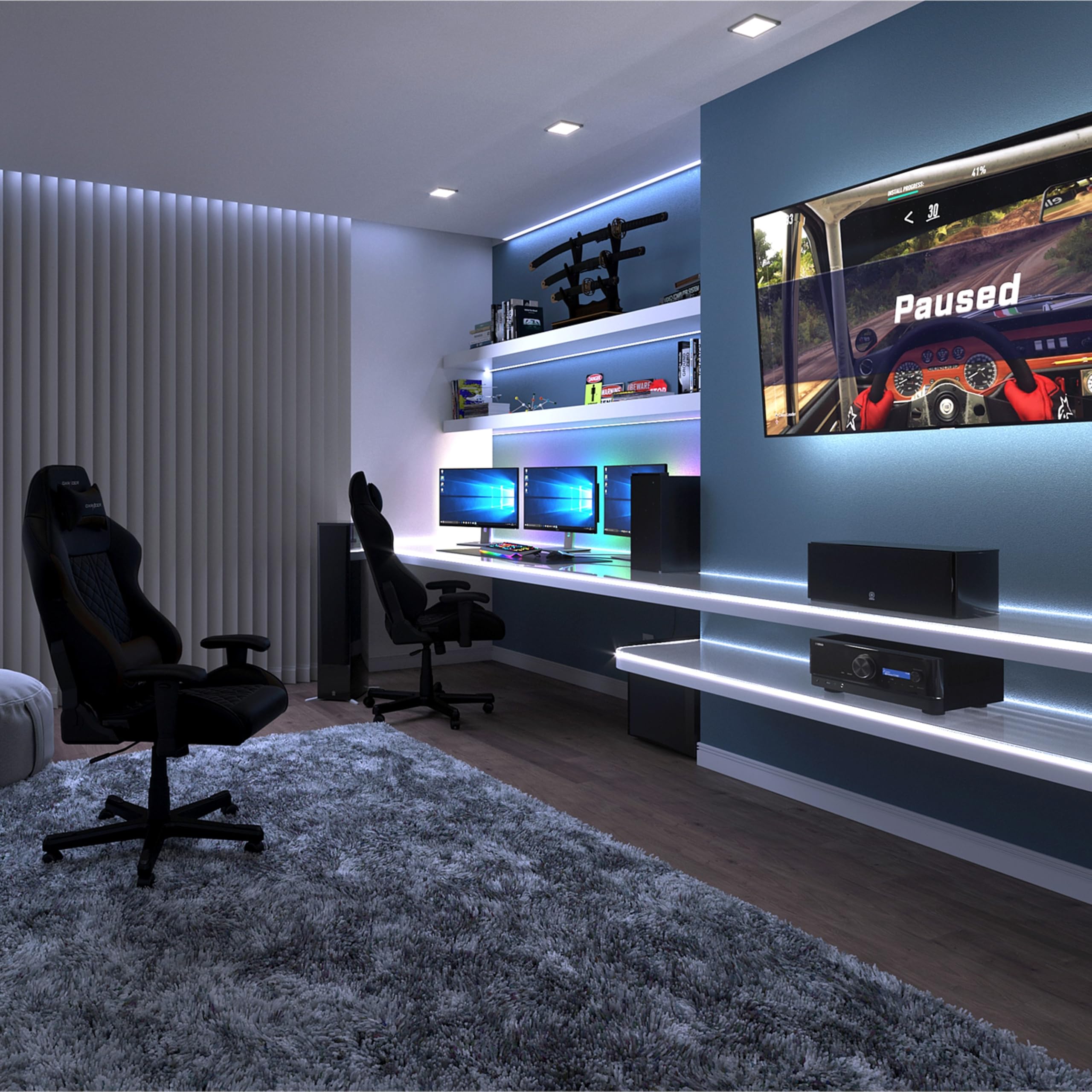 Yamaha RX-V6A sintoamplificatore AV 7.2 nero Dolby Atmos