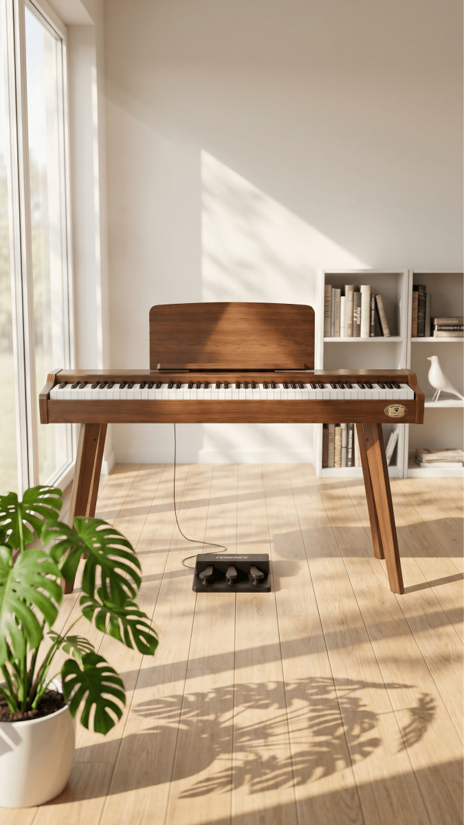 Terence P37 Pianoforte Digitale 88 Tasti Legno con Pedali