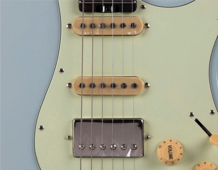Crafter Modern Seoul S RS chitarra elettrica blu HSS