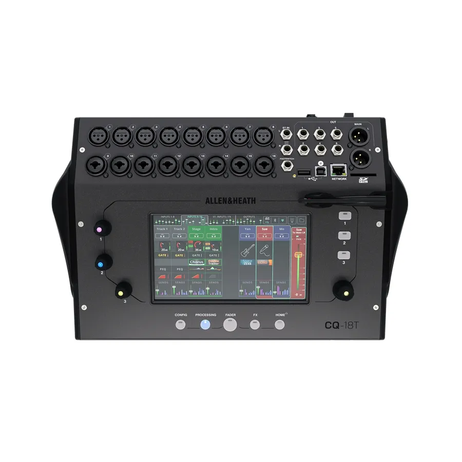 Allen & Heath CQ-18T mixer digitale 19 ingressi touch 7"