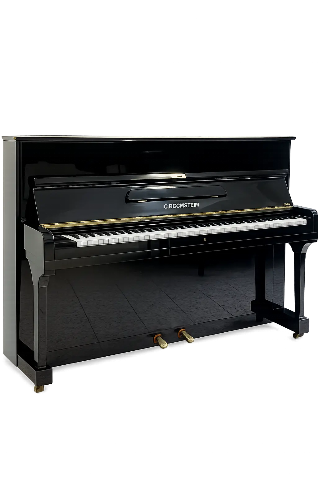 Bechstein 116 pianoforte verticale nero lucido usato