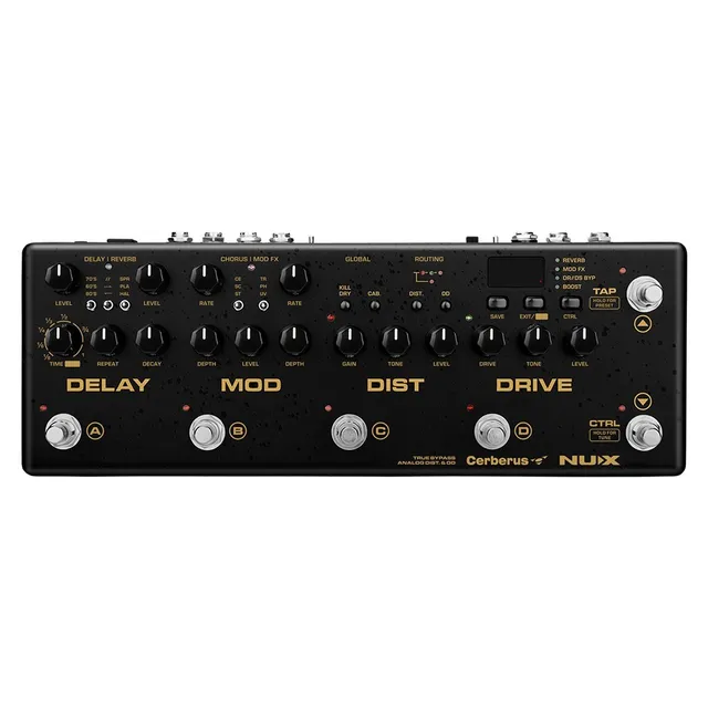 NUX Cerberus pedaliera multieffetto chitarra MIDI IR