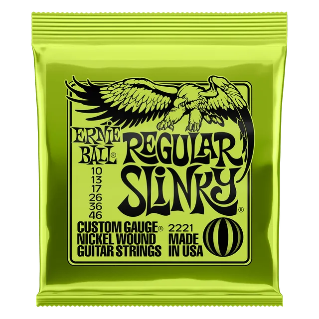 Ernie Ball 2221 Regular Slinky corde chitarra 10-46
