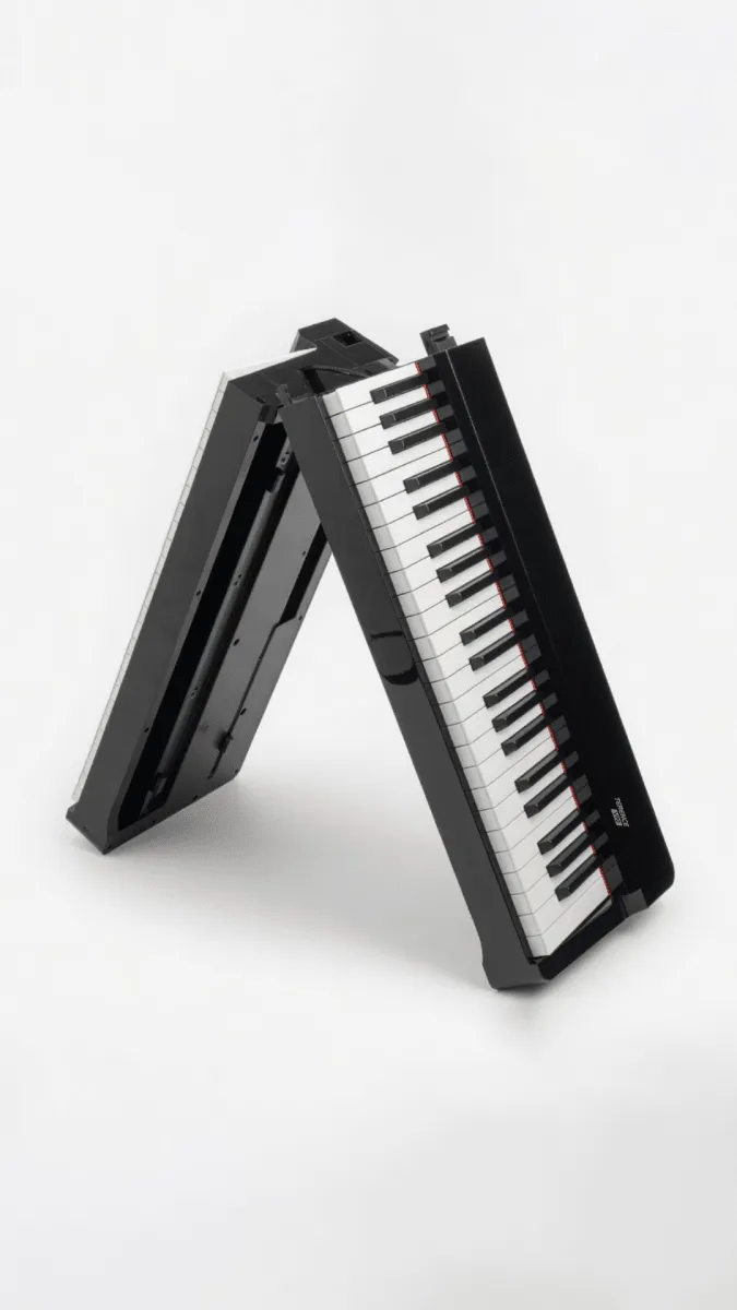 Terence V70 Pianoforte Pieghevole 88 Tasti Nero 50W