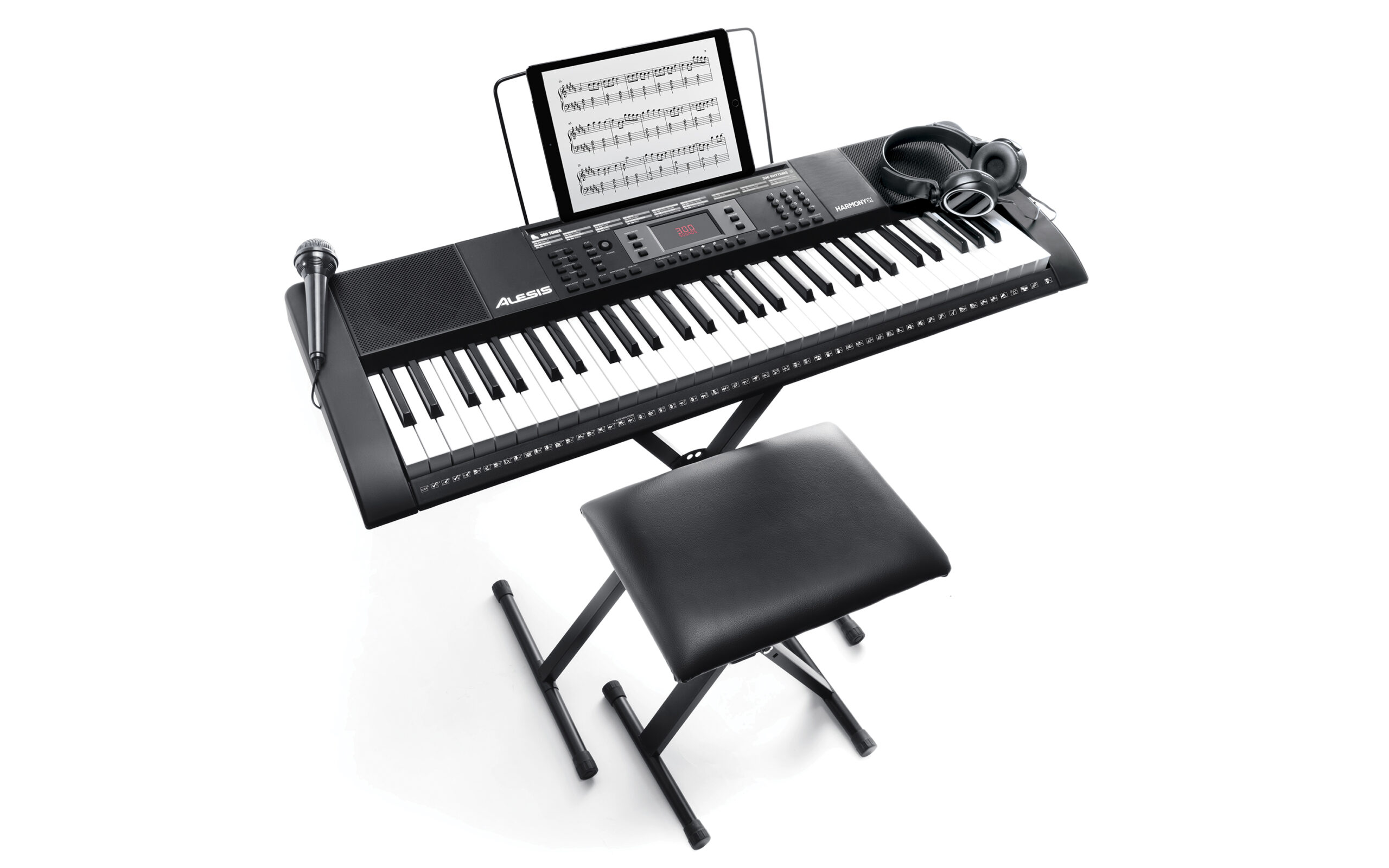 Alesis Harmony 61 MKII tastiera 61 tasti con stand e panca
