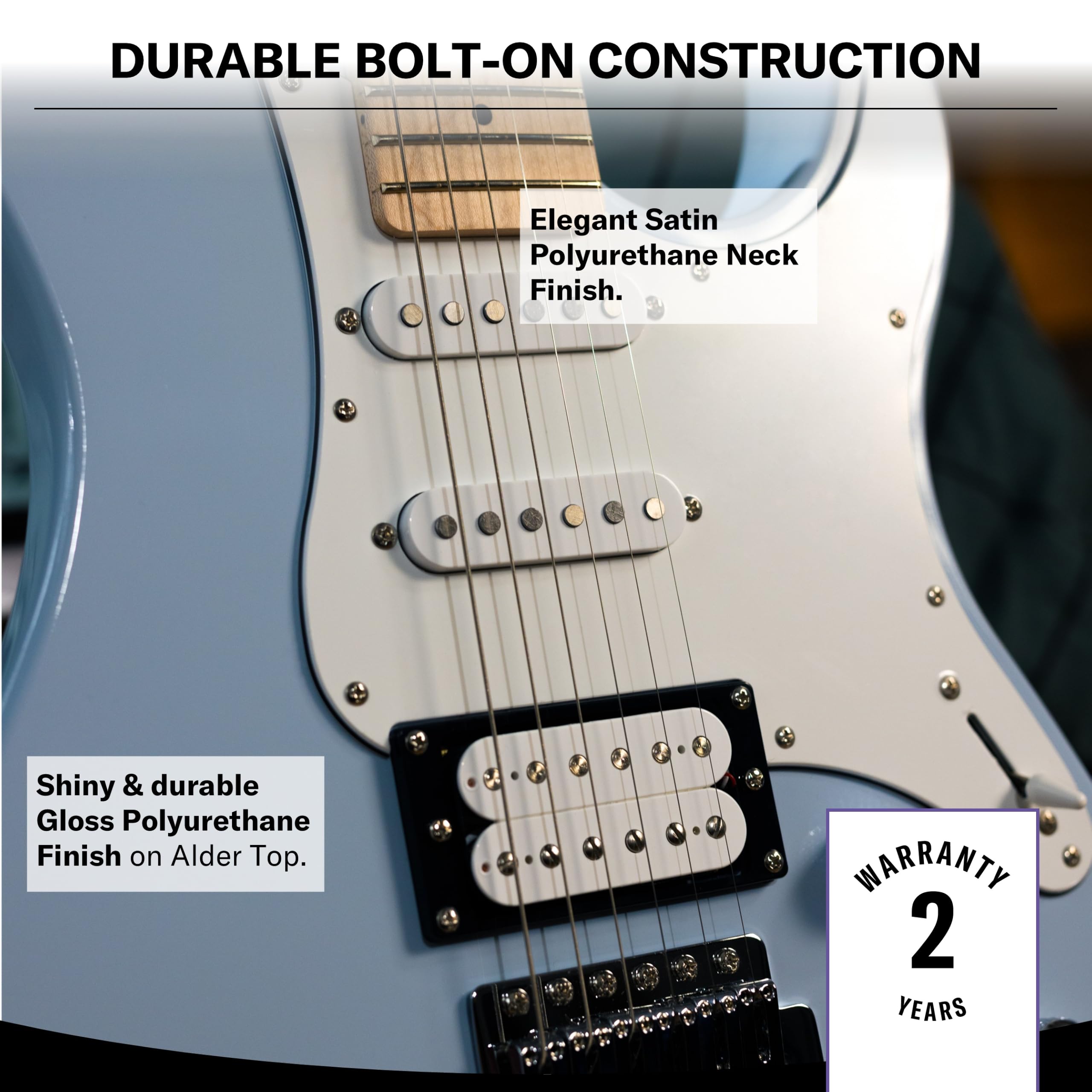 Yamaha Pacifica 112VM chitarra elettrica blu ghiaccio HSS