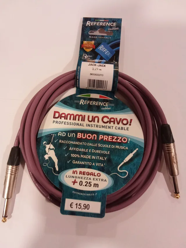 Reference Dammi Un Cavo cavo strumento jack 3,25 m