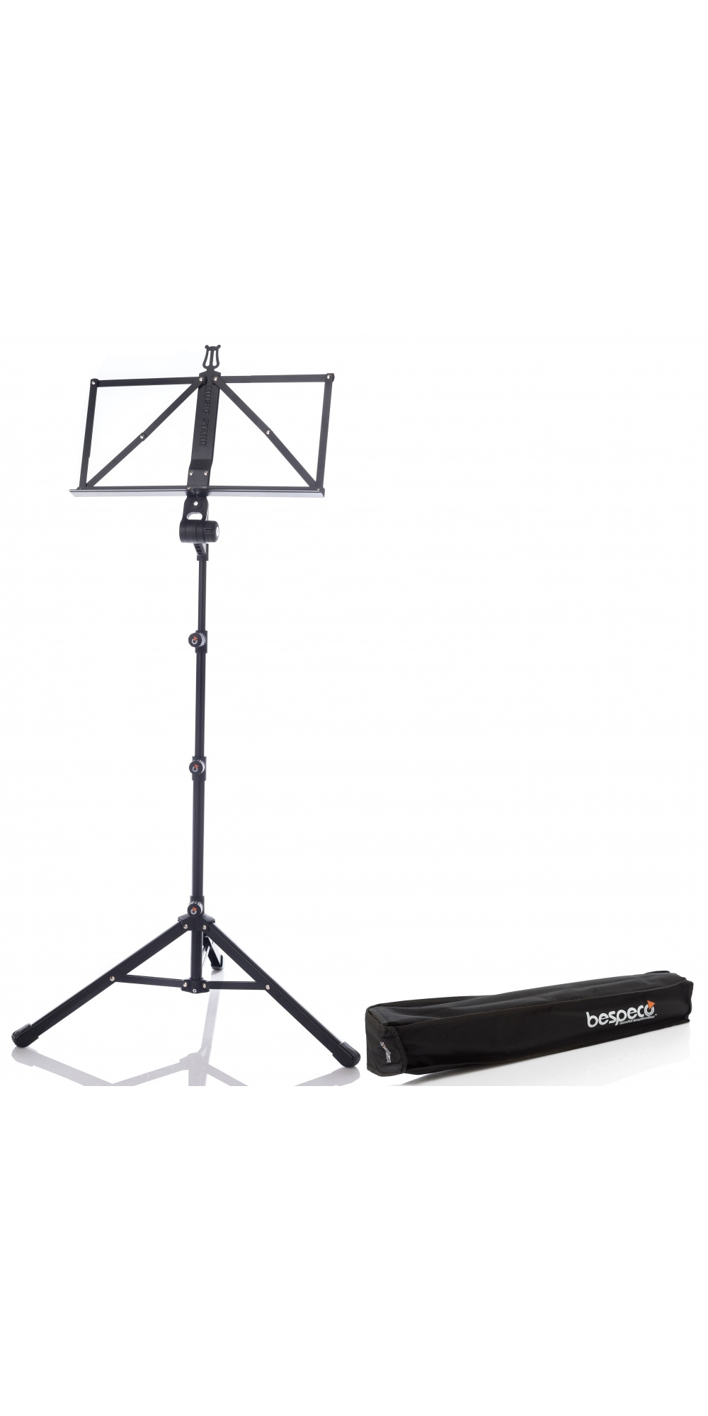 Bespeco PX2 Leggio Musicale Alluminio con Borsa