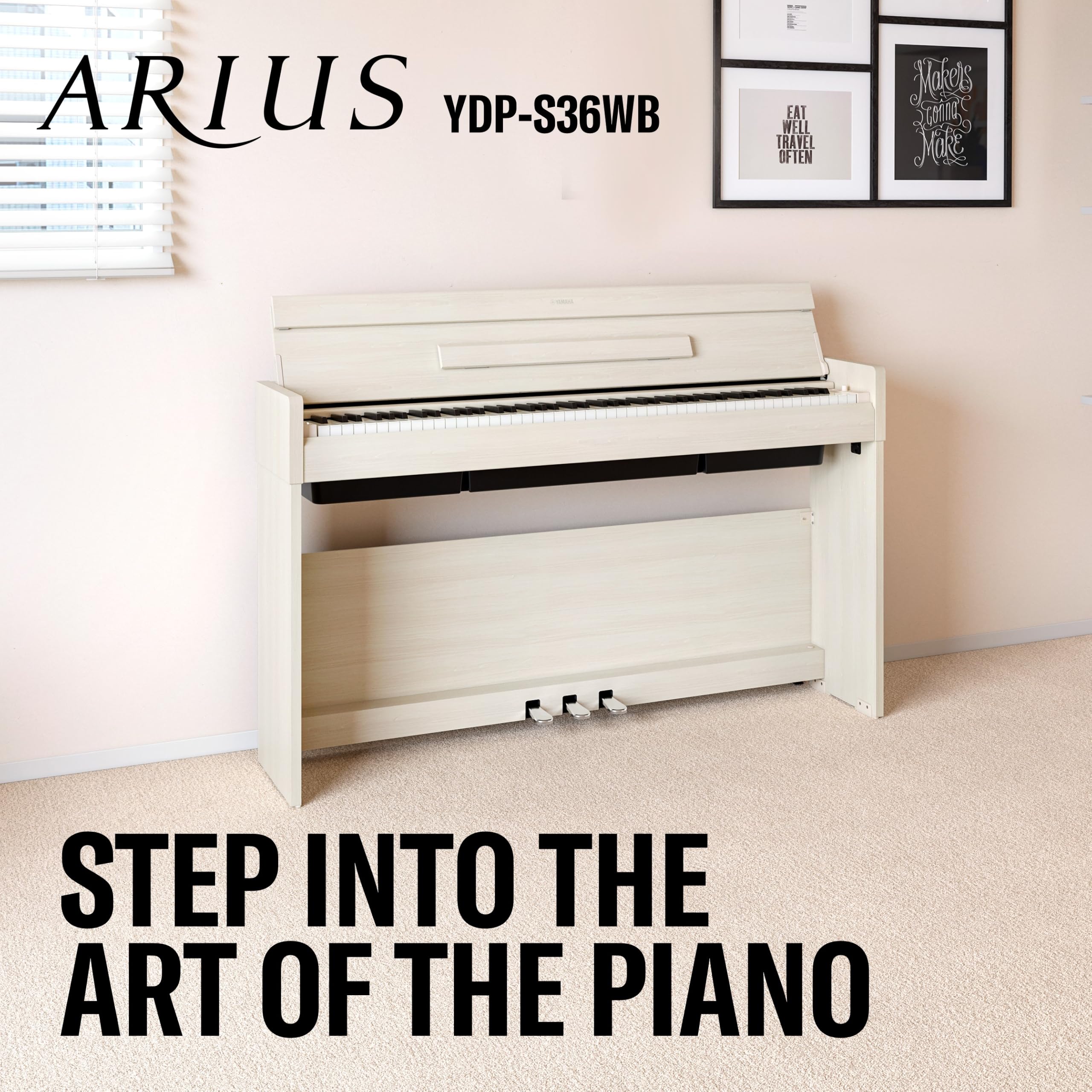 Yamaha YDP-S36 Pianoforte Digitale 88 Tasti Betulla CFX
