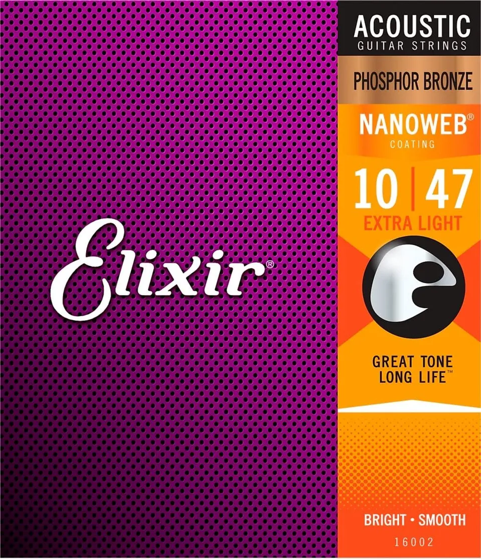Elixir 16002 Phosphor Bronze corde acustica 10-47