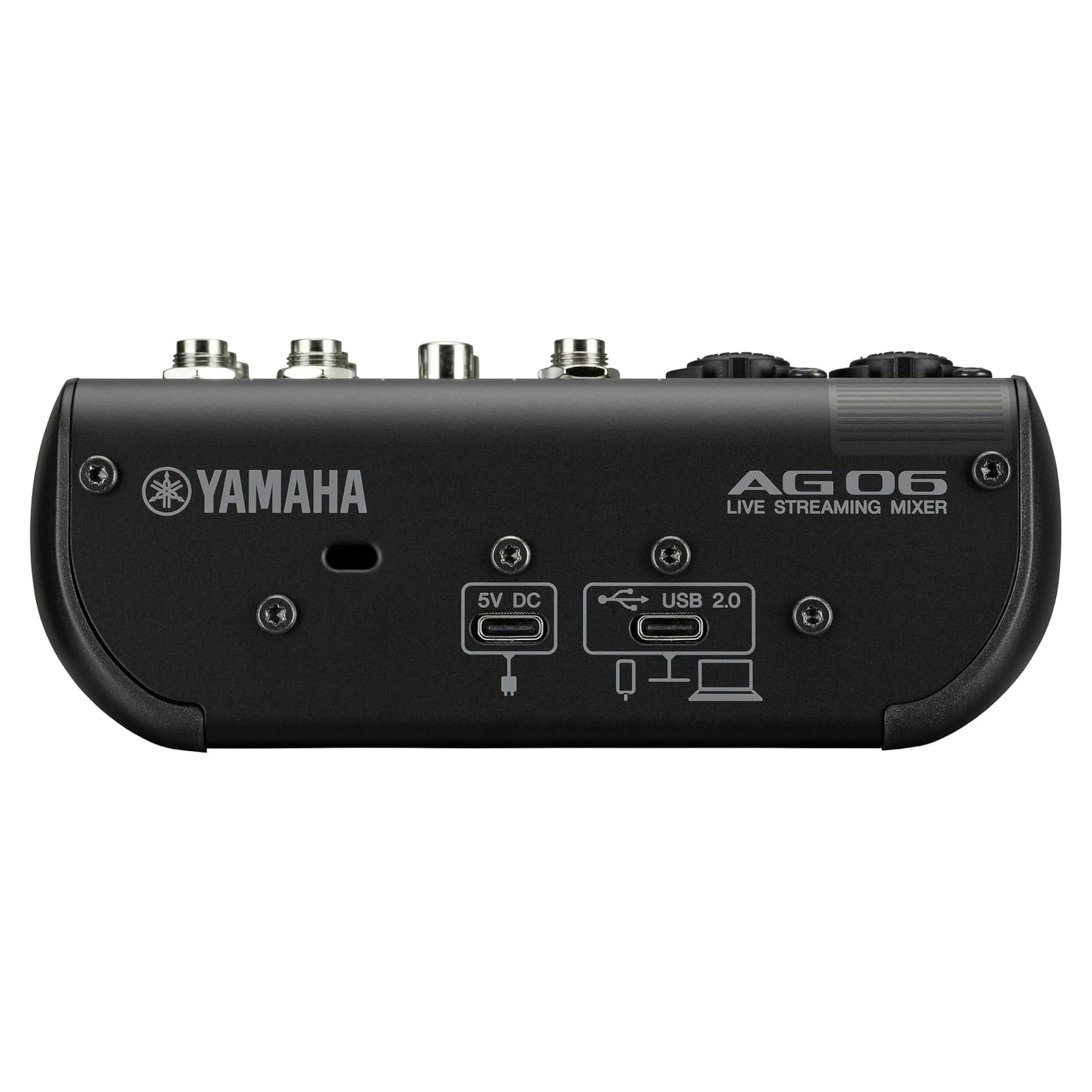 Yamaha AG06MK2 Mixer 6 Canali Streaming Nero USB-C