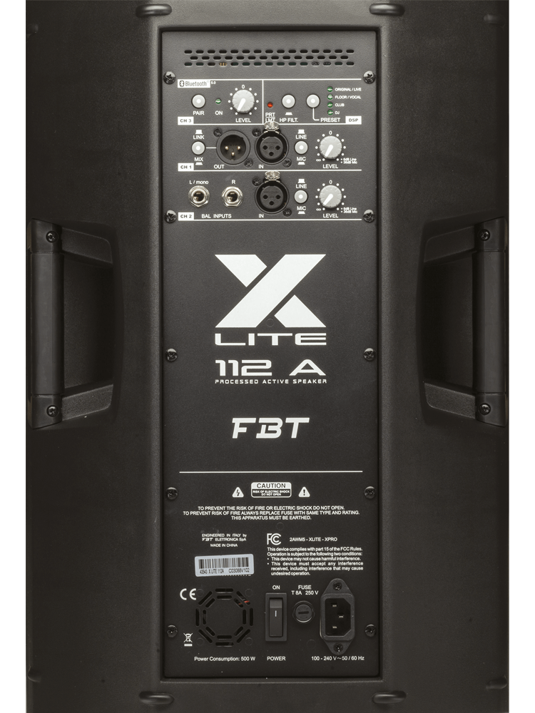 FBT X-Lite 110A cassa amplificata Bluetooth 10" 1500W