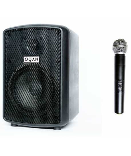 Oqan QLS 6 Diffusore a Batteria con Microfono Cassa