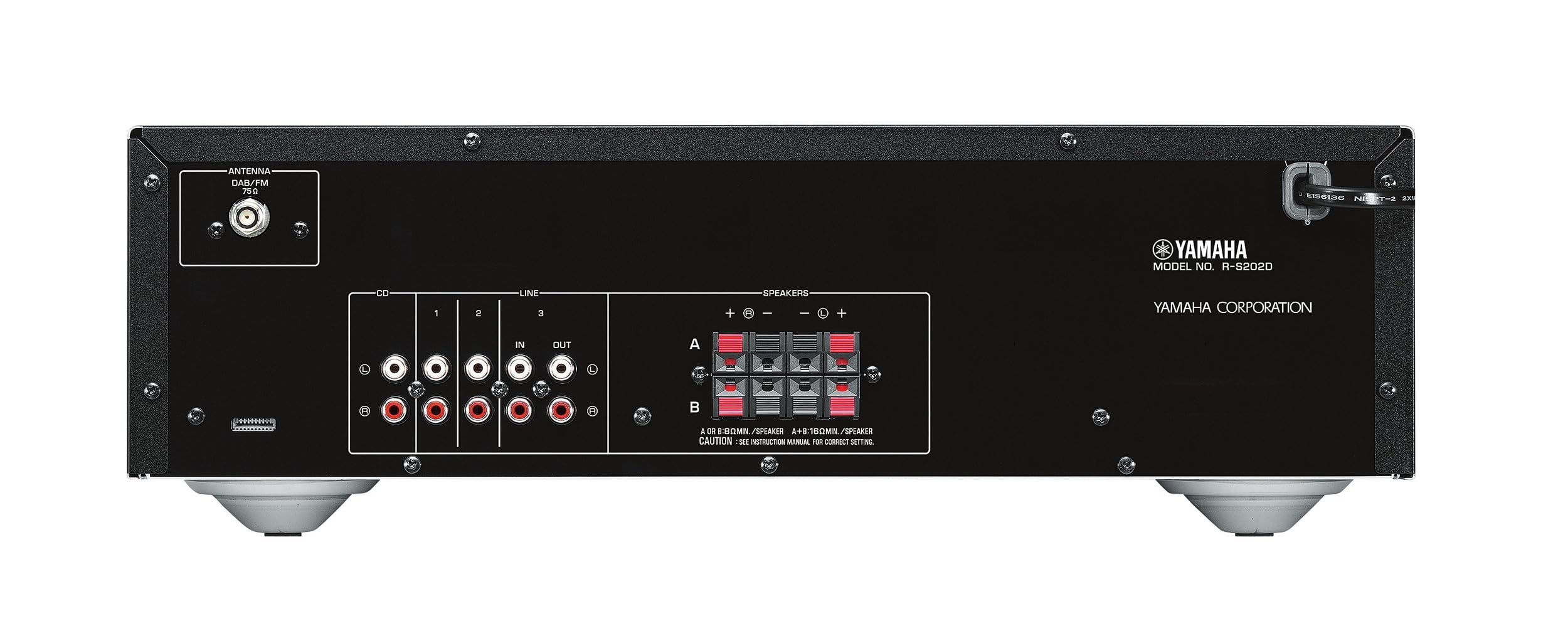 Yamaha R-S202D sintoamplificatore stereo nero Bluetooth