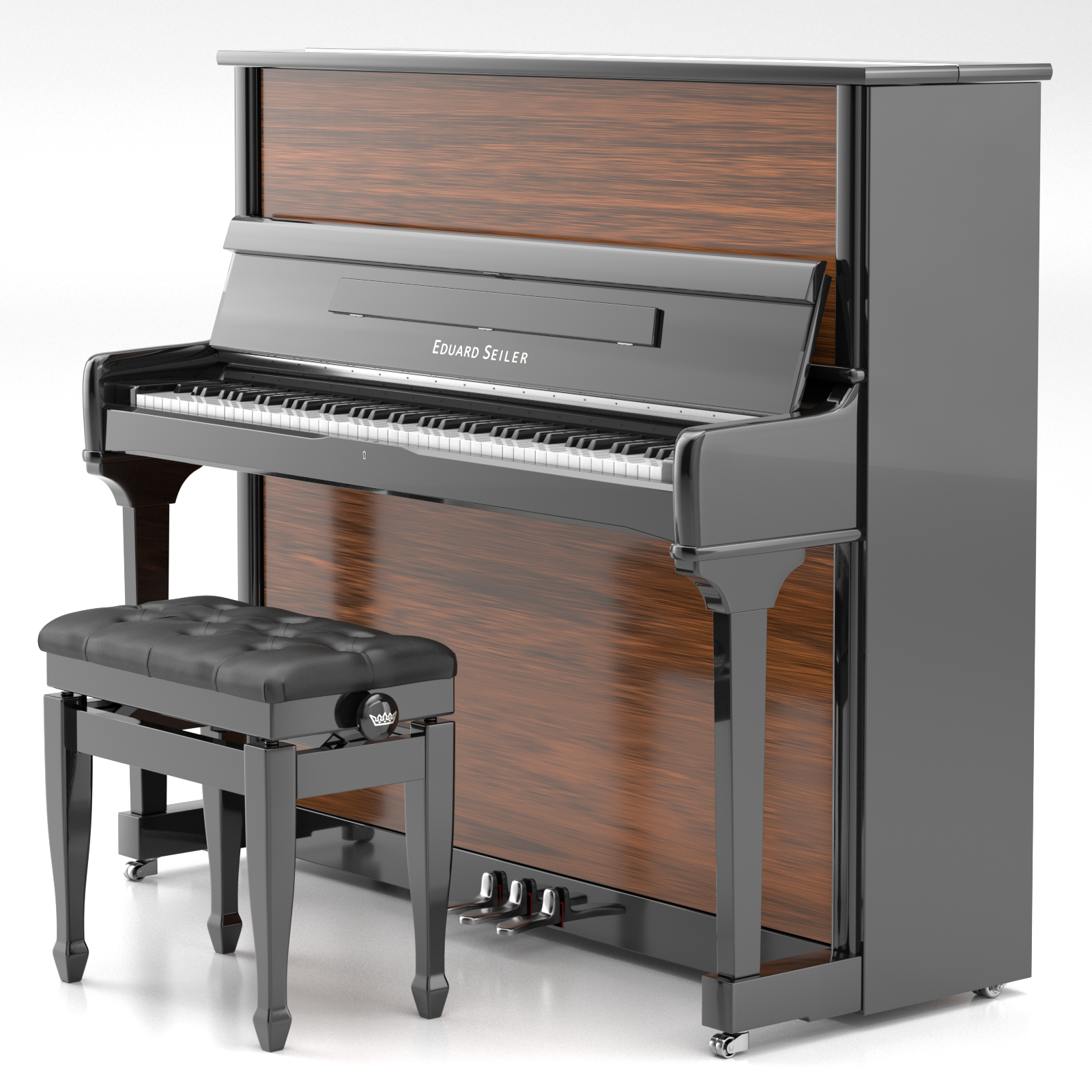 Seiler Eduard Seiler ED-132 MN pianoforte verticale nero