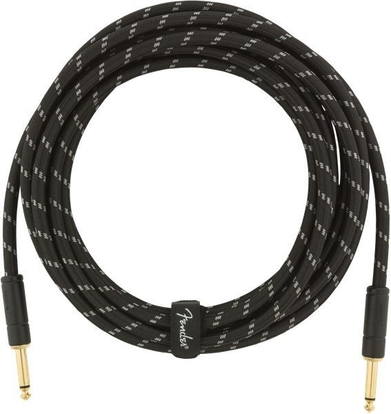 Fender Deluxe cavo strumento jack 4,5 m black tweed